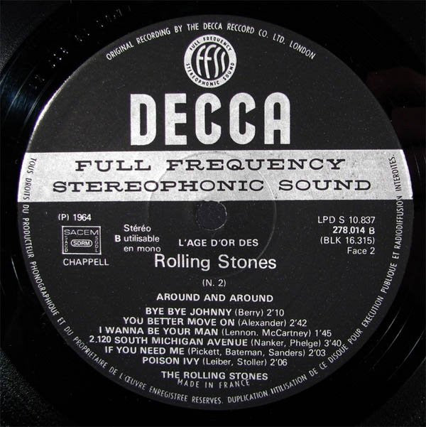 Rolling Stones* -«L'âge D'or» Des Rolling Stones - Vol 2 - Not Fade Away