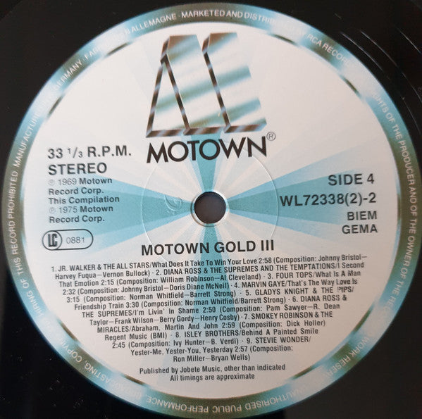 Various - Motown Gold Volume 3 / 1968 - 1969