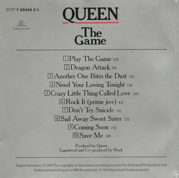 Queen -The Game