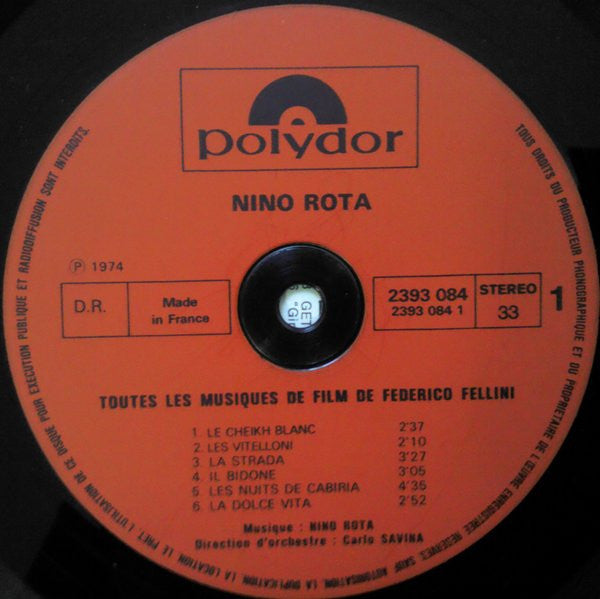 Rota* -Toutes Les Musiques De Film De Fellini