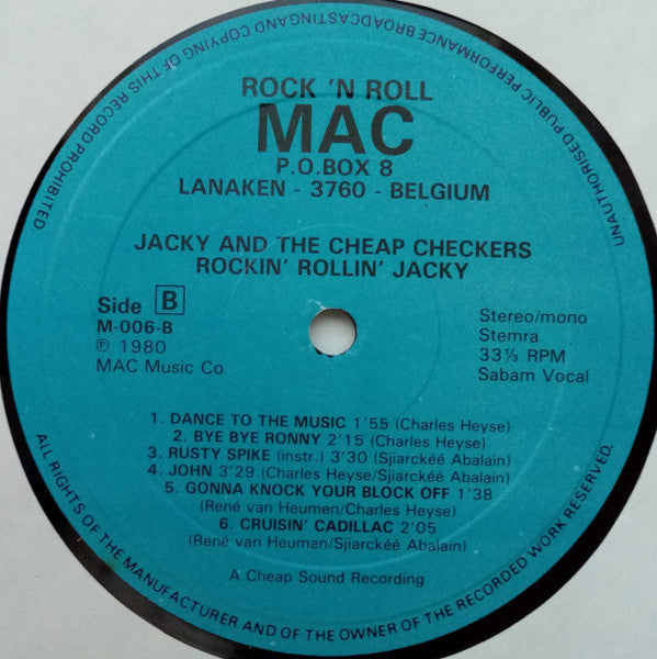 Jacky And The Cheap Checkers -Rockin' Rollin' Jacky