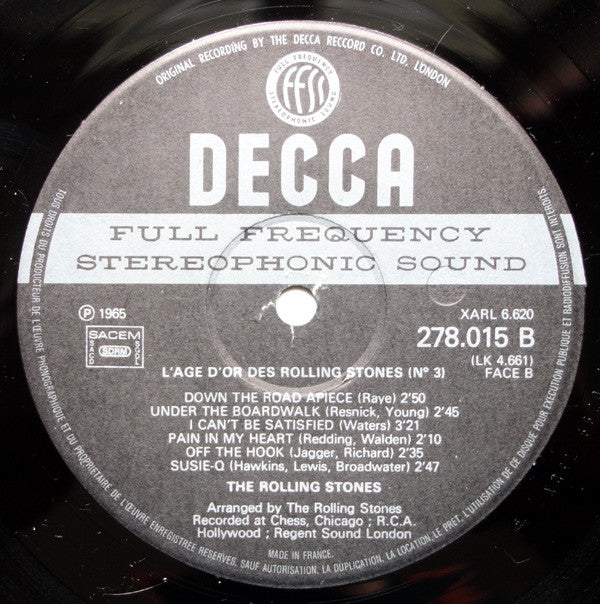 The Rolling Stones - «L'âge D'or» Des Rolling Stones - Vol 3 - Time Is On My Side
