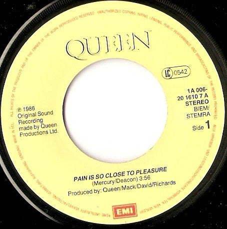 Queen -Pain Is So Close To Pleasure