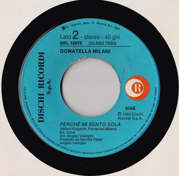 Donatella Milani -Volevo Dirti