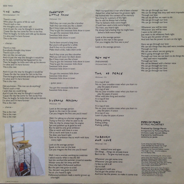 Paul McCartney -Pipes Of Peace