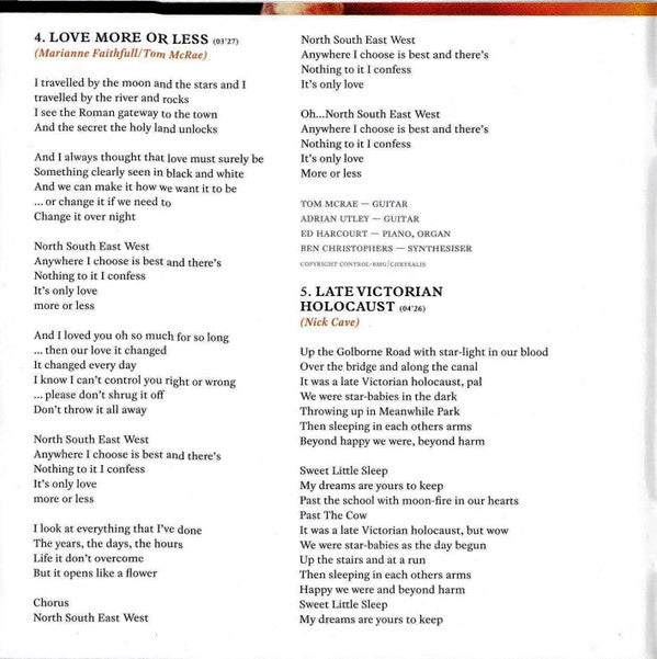 Marianne Faithfull - Give My Love To London