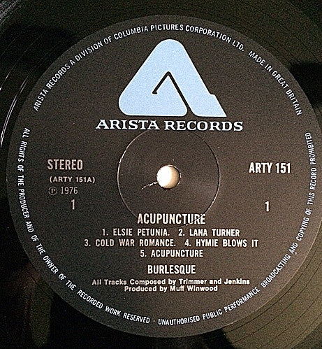 Burlesque (2) -Acupuncture