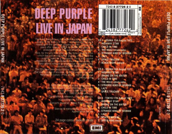 Deep Purple -Live In Japan