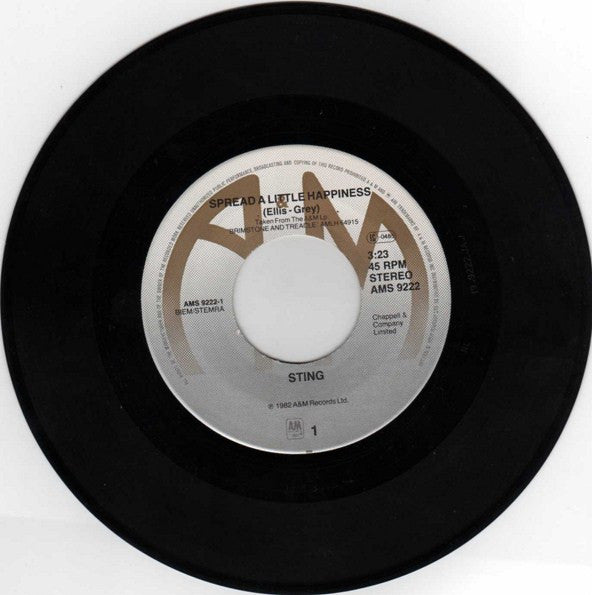 Sting - Spread A Little Happiness