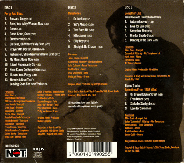 Miles Davis -Miles '58