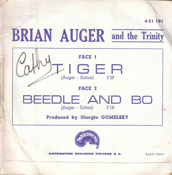 Brian Auger And The Trinity* -Tiger