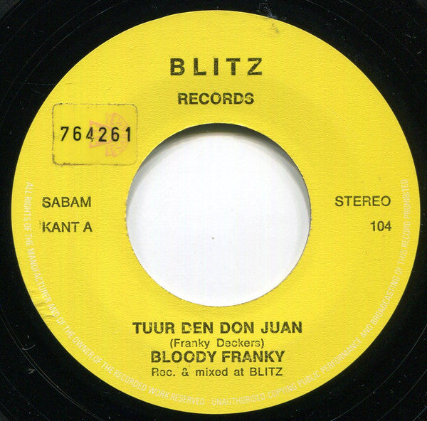 Bloody Franky -Tuur Den Don Juan
