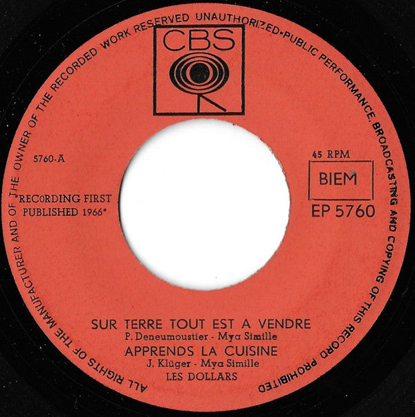 Les Dollars -Sur Terre Tout Est A Vendre