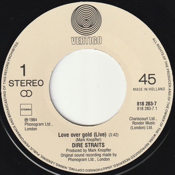 Dire Straits -Live (Love Over Gold / Solid Rock)