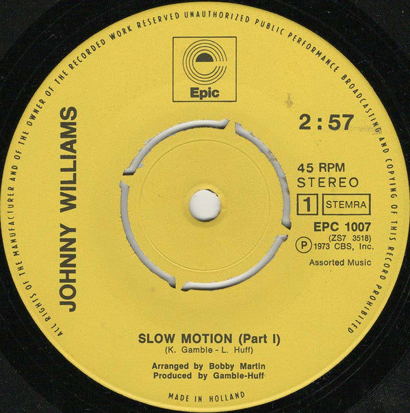 Johnny Williams (4) - Slow Motion (Part 1)