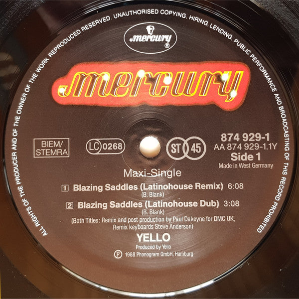 Yello - Blazing Saddles