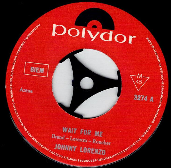 Johnny Lorenzo -Wait For Me
