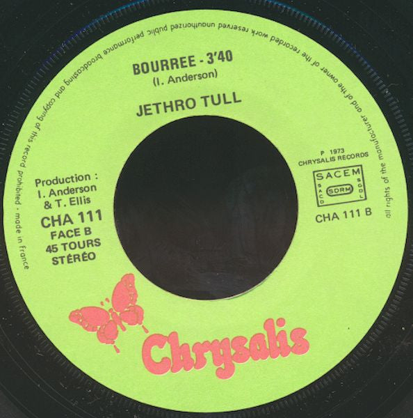 Jethro Tull -Bourrée / Locomotive Breath