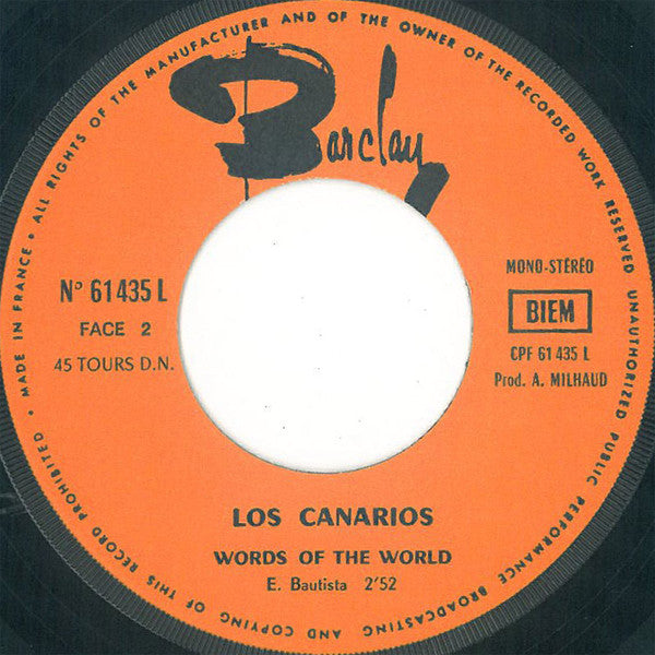 Canarios -Free Yourself / Words Of The Lord