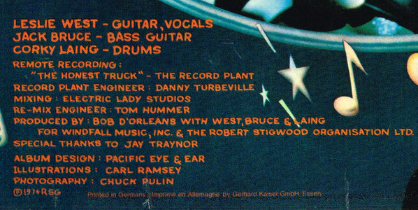 West, Bruce & Laing -Live 'N' Kickin'