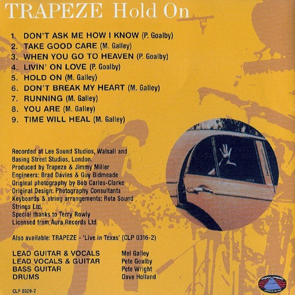 Trapeze -Hold On