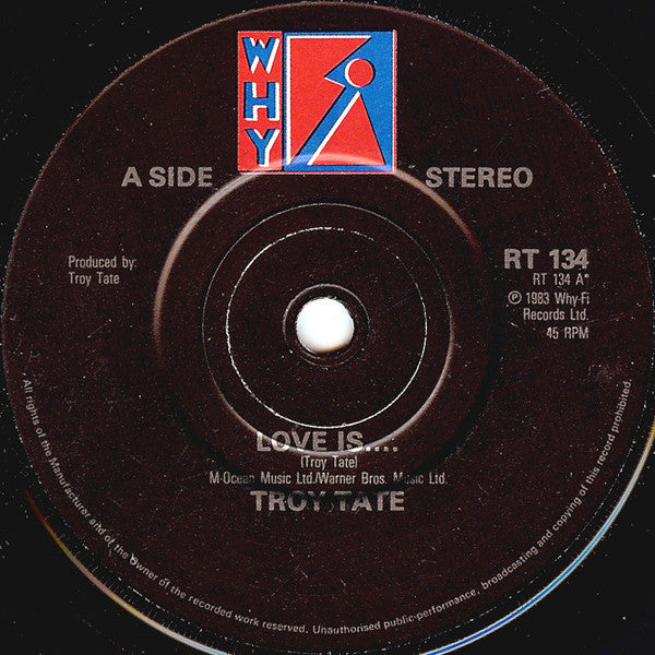 Troy Tate -Love Is....