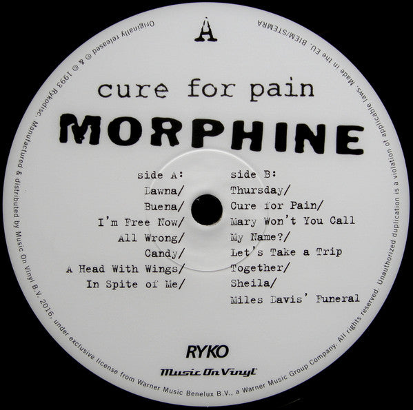 Morphine (2) -Cure For Pain