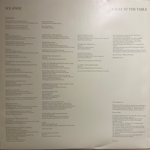 Solange (2) -A Seat At The Table