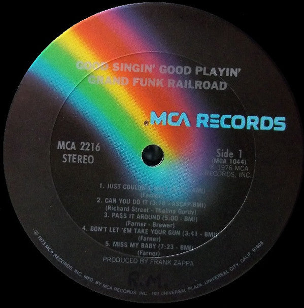 Grand Funk Railroad -Good Singin' Good Playin'