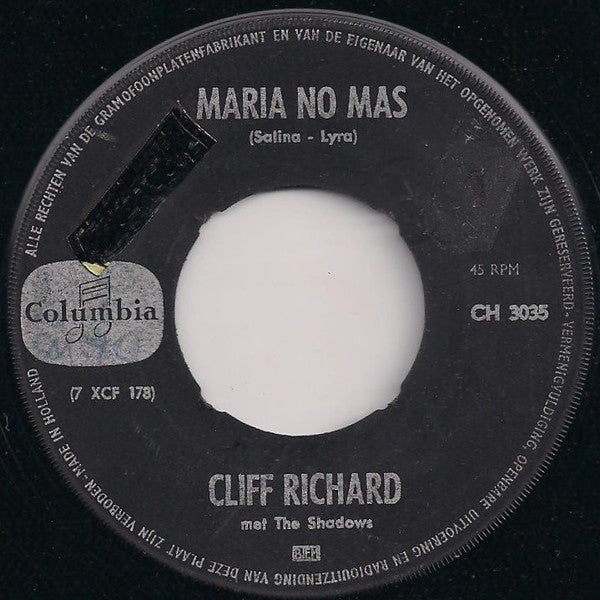 Cliff Richard -Maria No Mas /  Tus Besos