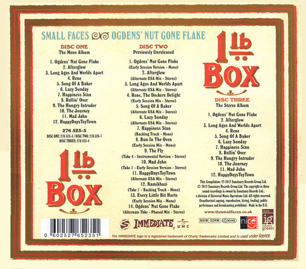 Small Faces -Ogdens' Nut Gone Flake