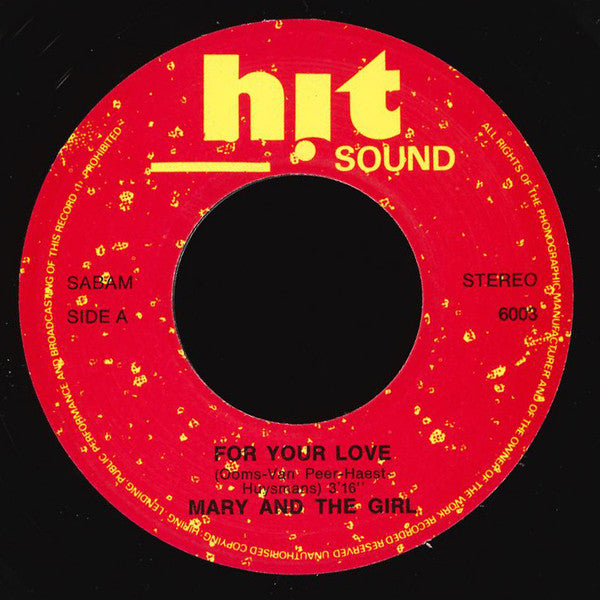 Mary And The Girl -For Your Love