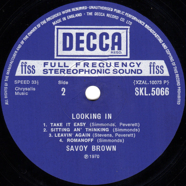 Savoy Brown -Looking In