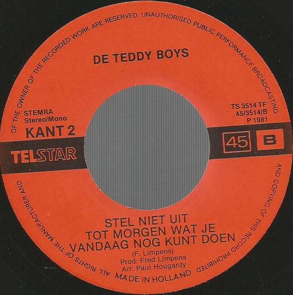De Teddy Boys* -Venus Van Milo