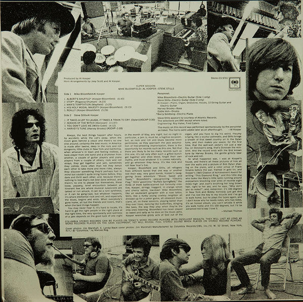 Mike Bloomfield / Al Kooper / Steve Stills* -Super Session