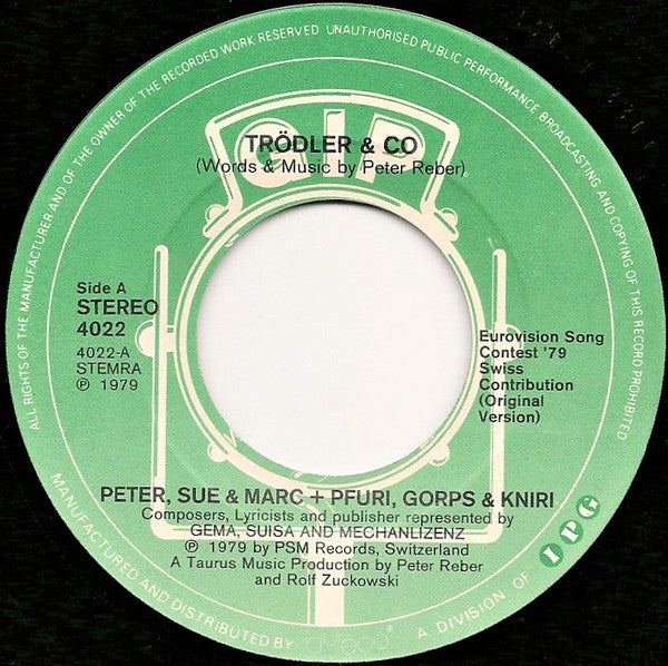 Peter, Sue & Marc, Pfuri, Gorps & Kniri -Trödler & Co