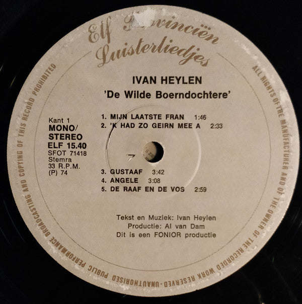 Ivan Heylen -De Wilde Boerndochtere