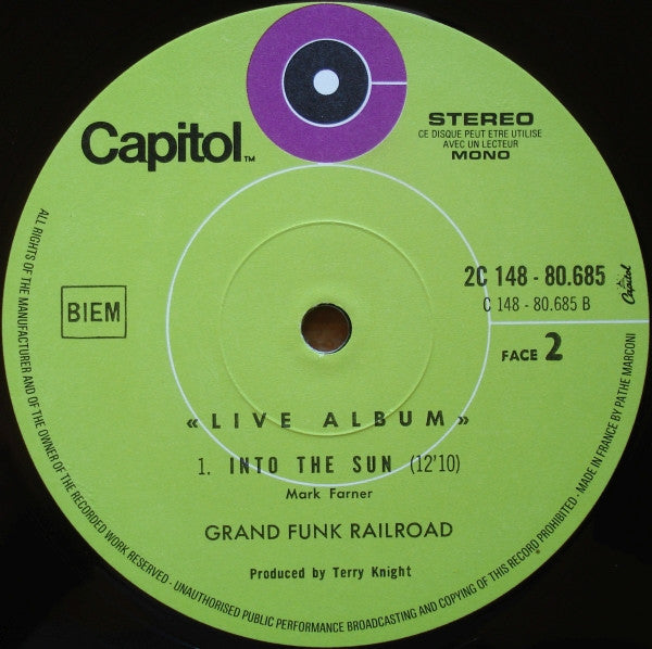 Grand Funk* -Live Album