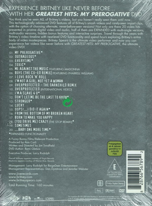 Britney Spears -Greatest Hits: My Prerogative