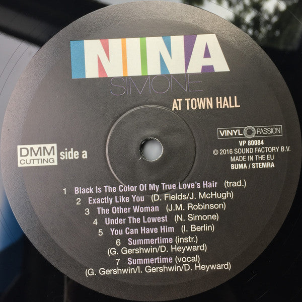 Nina Simone -Nina Simone At Town Hall