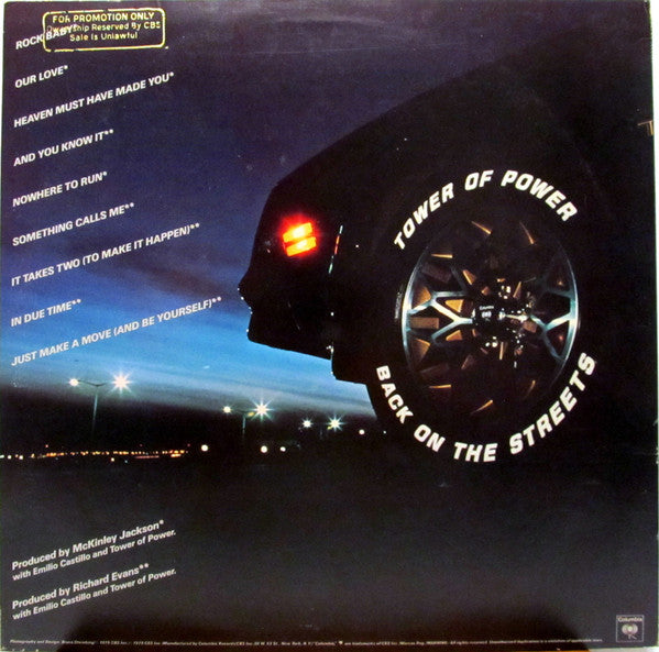 Tower Of Power -Back On The Streets
