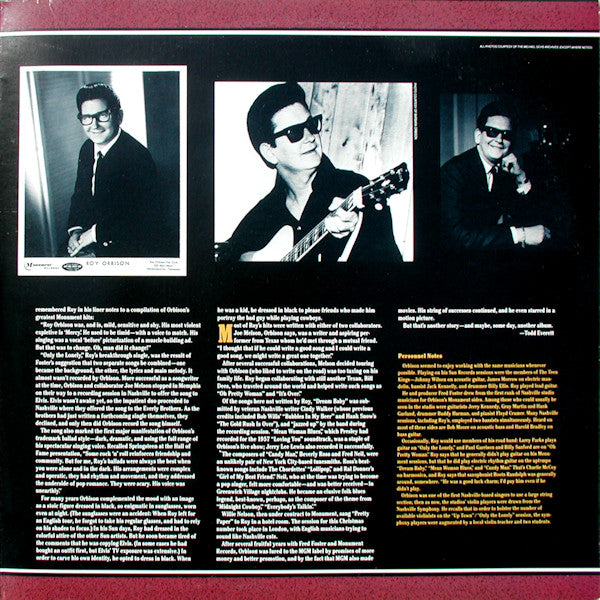Roy Orbison -For The Lonely: A Roy Orbison Anthology, 1956-1965