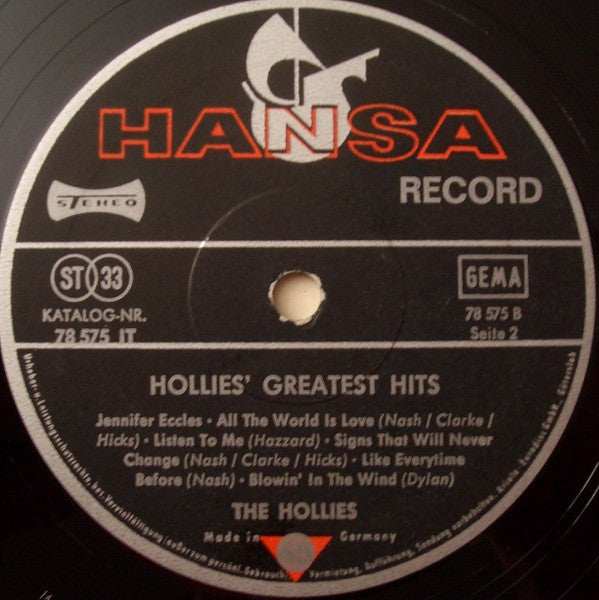 The Hollies -Hollies' Greatest Hits