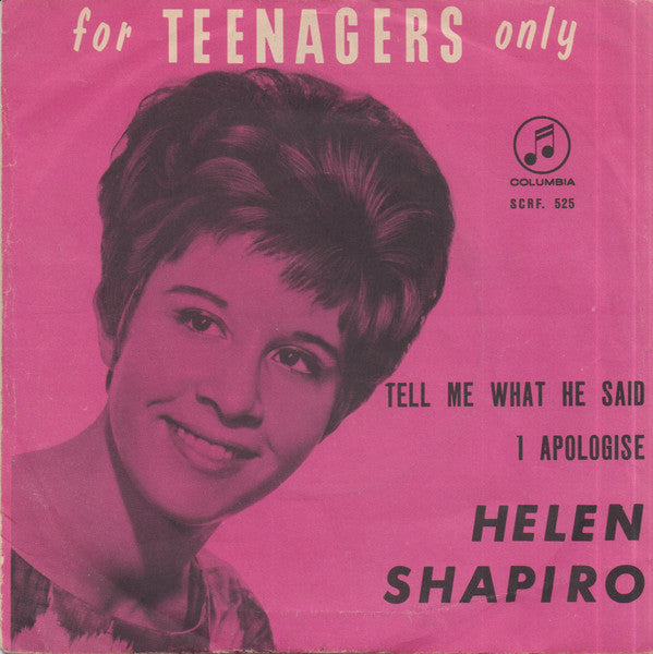 Helen Shapiro -Tell Me What He Said / I Apologise