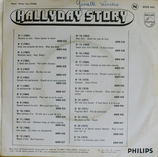 Johnny Hallyday -Hallyday Story 18 - 1969