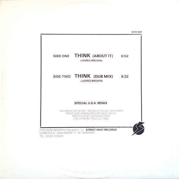 Bustin - Think (About It) (Special U.S.A. Remix)