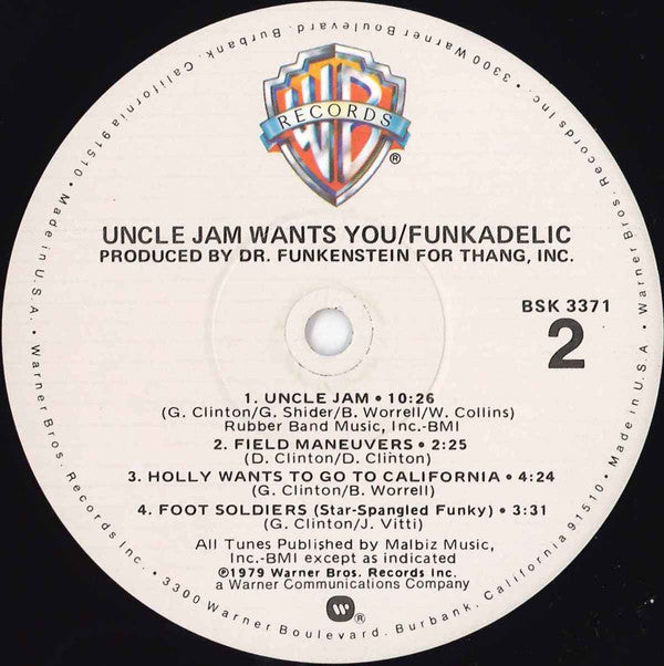 Funkadelic -Uncle Jam Wants You