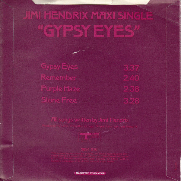 The Jimi Hendrix Experience -Gypsy Eyes
