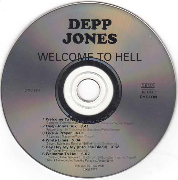 Depp Jones -Welcome To Hell