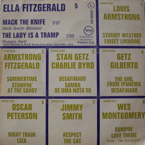 Ella Fitzgerald -Mack The Knife / The Lady Is A Tramp